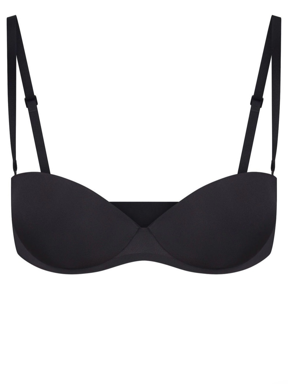 SKIMS Ultimate Strapless Push-Up Bra Onyx 32B NWT
